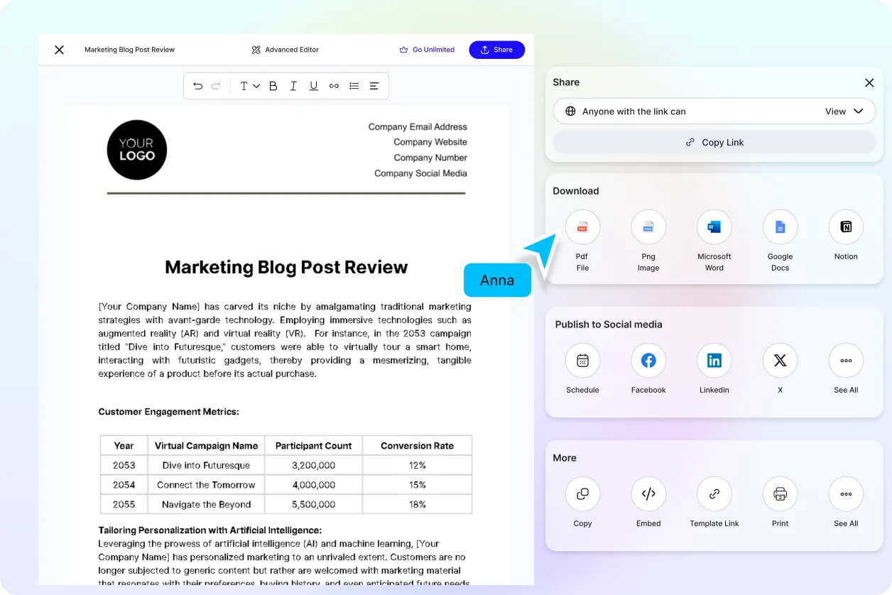 Free AI Blog Post Generator, Free Blog Writing Tool Online
